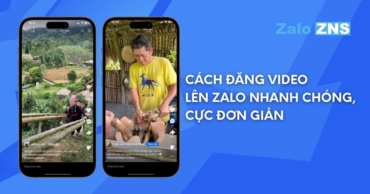 Cách đăng video lên Zalo nhanh chóng, cực đơn giản