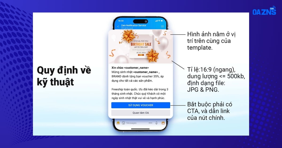 Quy định kỹ thuật của module hình ảnh