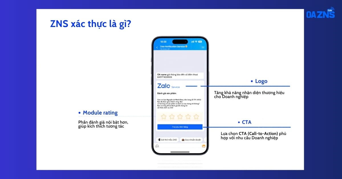 ZNS đánh giá dịch vụ là gì?