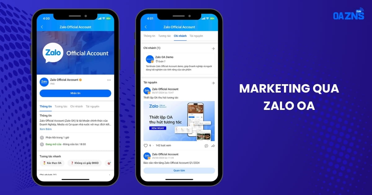 Marketing qua kênh Zalo Official Account