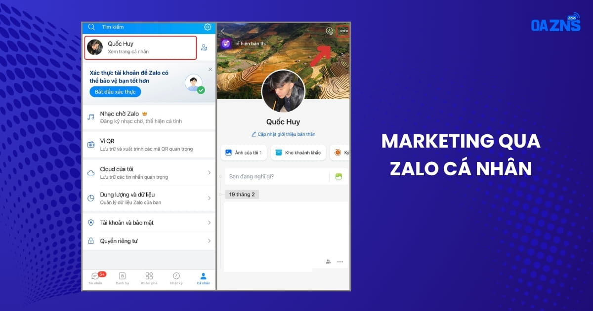 Marketing qua Zalo cá nhân