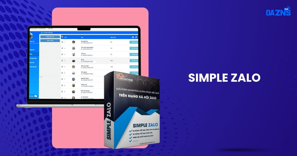 Simple Zalo phù hợp với người mới bắt đầu