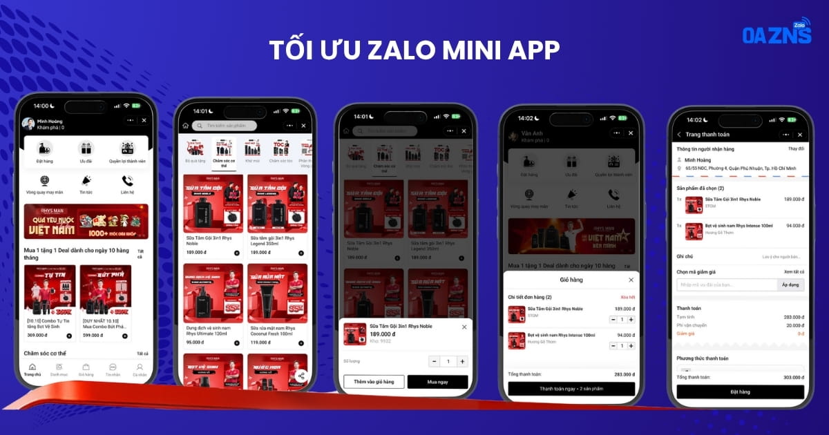 Tối ưu Zalo Mini App