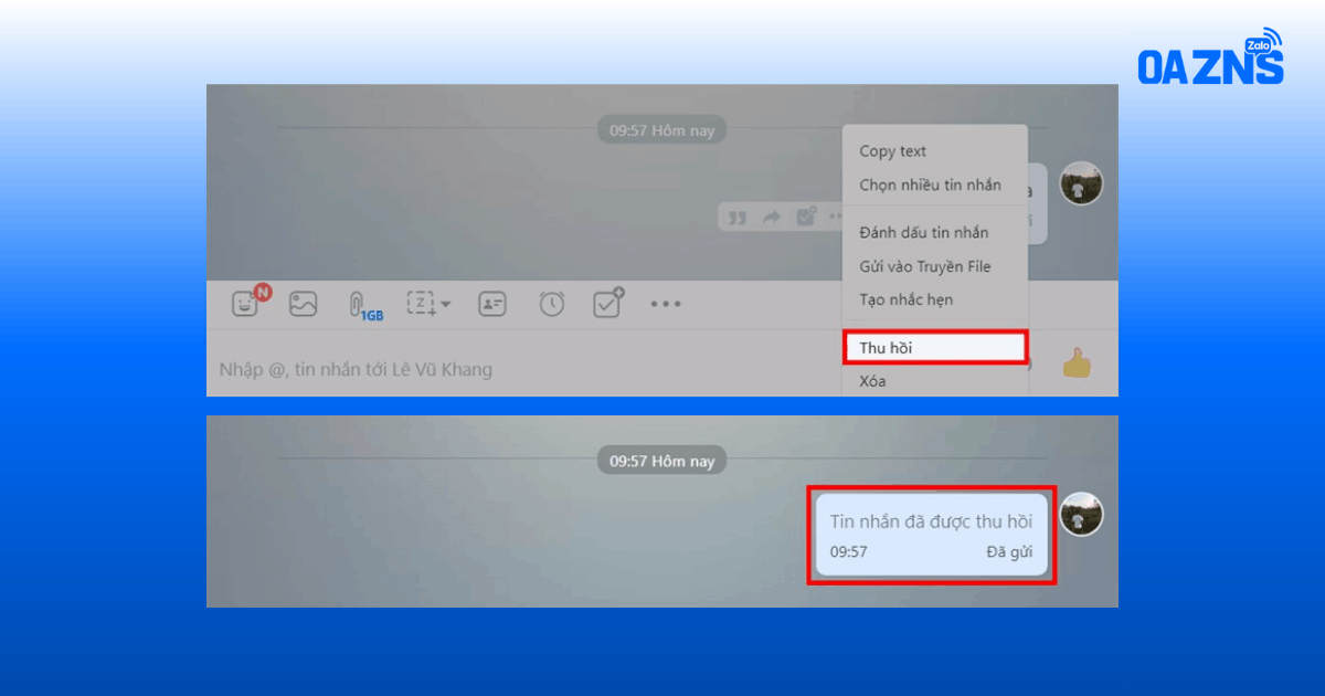 Cách Xóa Tin Nhắn Zalo Trên Máy Tính Cả 2 Bên