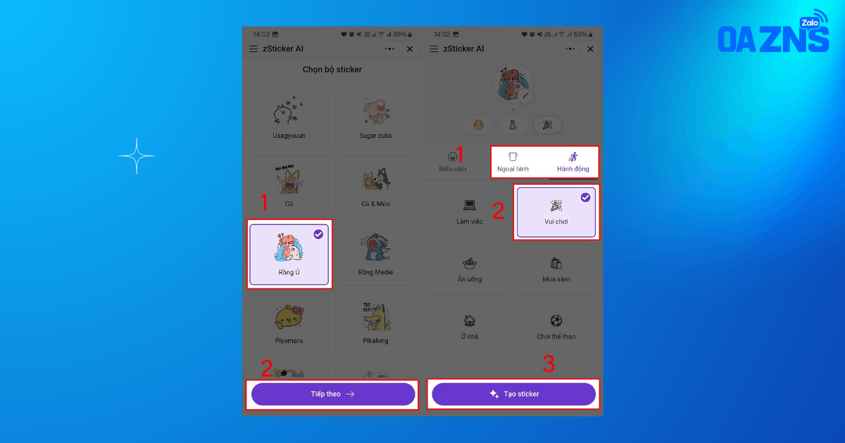 Tạo sticker với AI