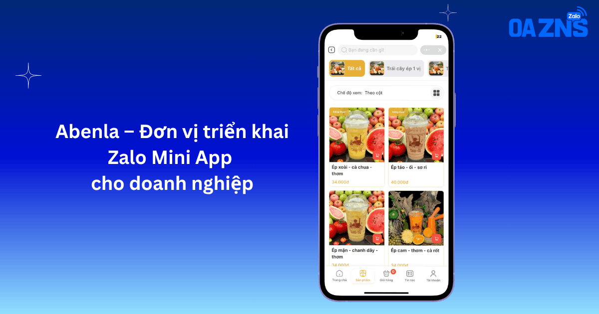 Abenla – Đơn vị triển khai Zalo Mini App cho doanh nghiệp
