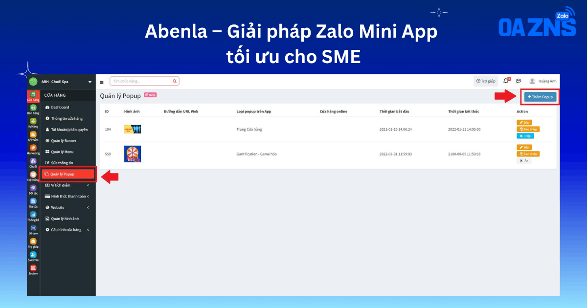 Abenla – Giải pháp Zalo Mini App tối ưu cho SME