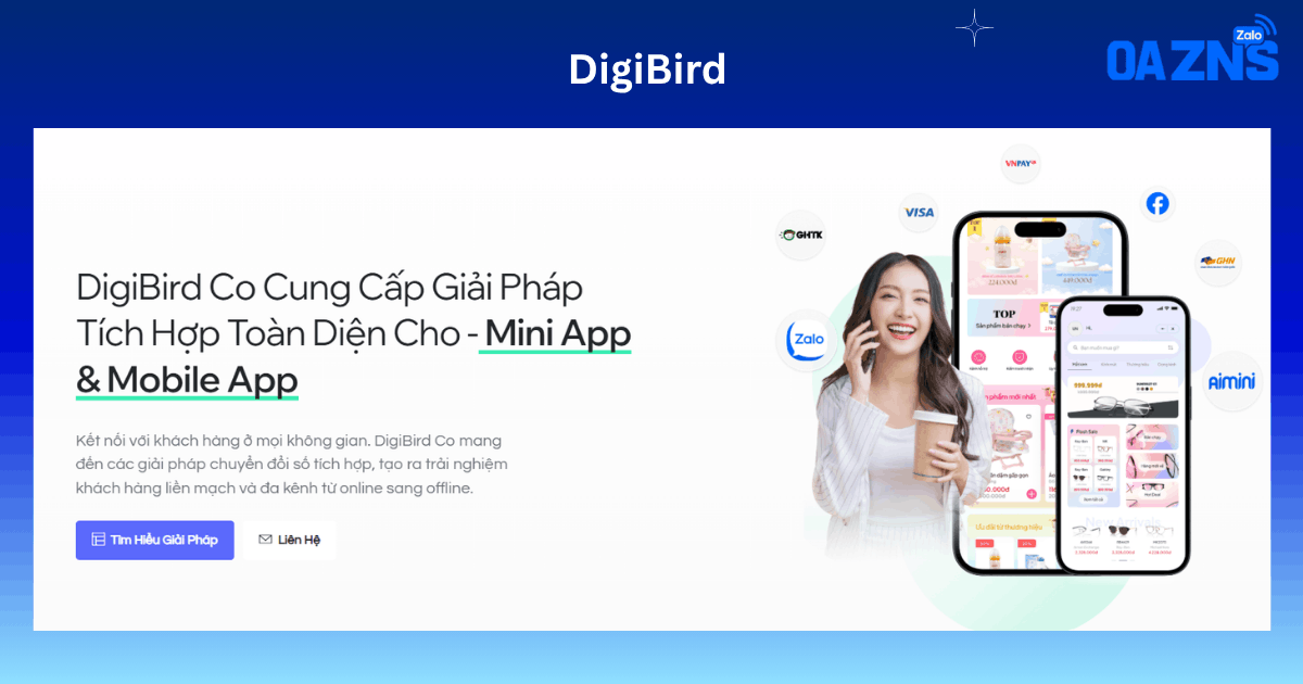 DigiBird – Tối ưu trải nghiệm người dùng và UI/UX