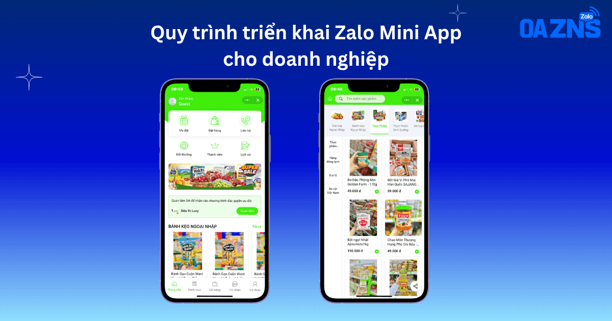 Quy trình triển khai Zalo Mini App cho doanh nghiệp