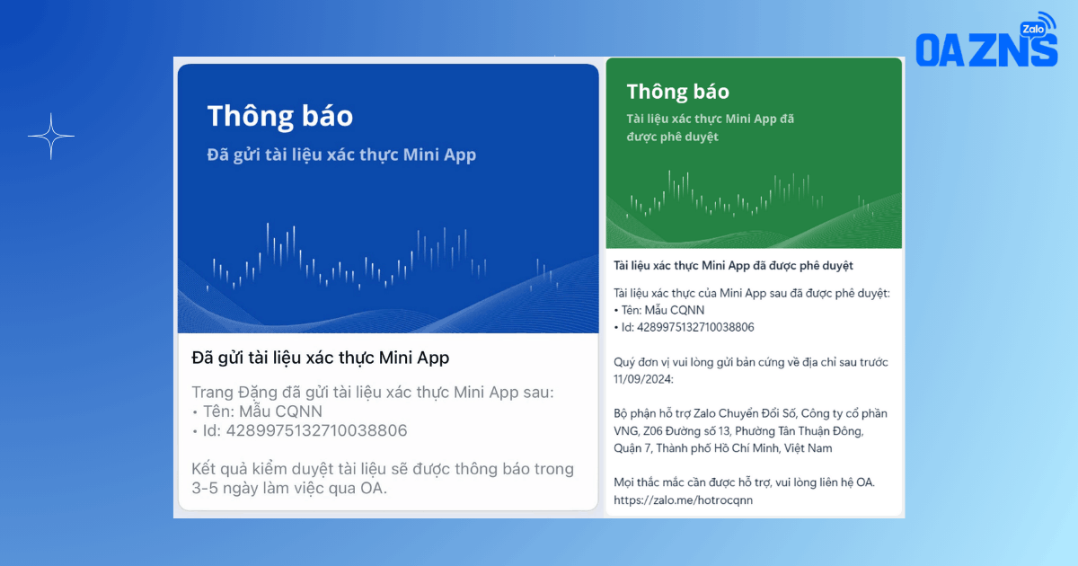 Thông tin tình trạng hồ sơ