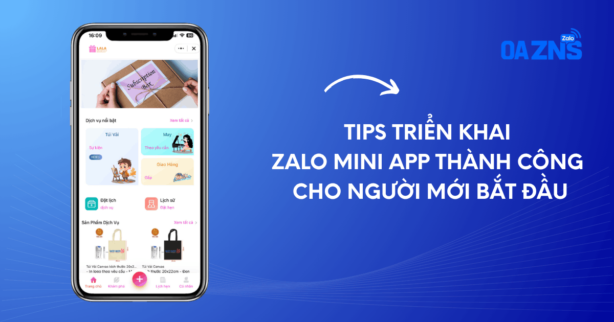 triển khai Zalo Mini App
