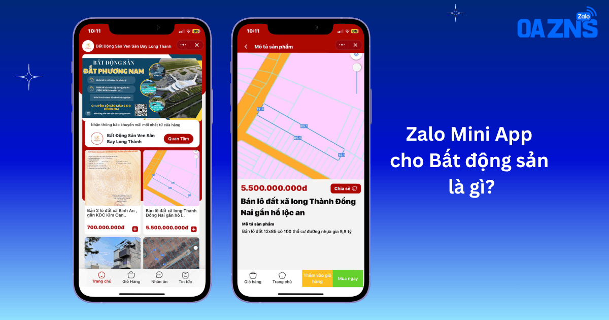 Zalo Mini App cho Bất động sản là gì?