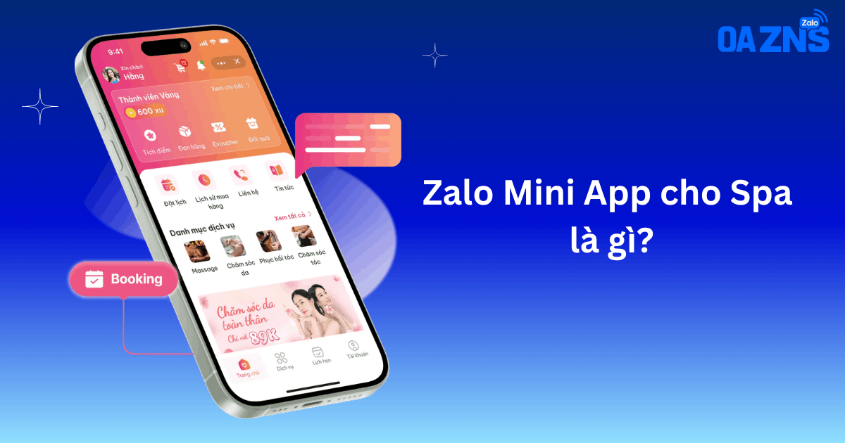 Zalo Mini App cho Spa là gì?