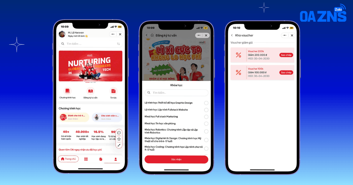 Zalo Mini App cho Trường học là gì?
