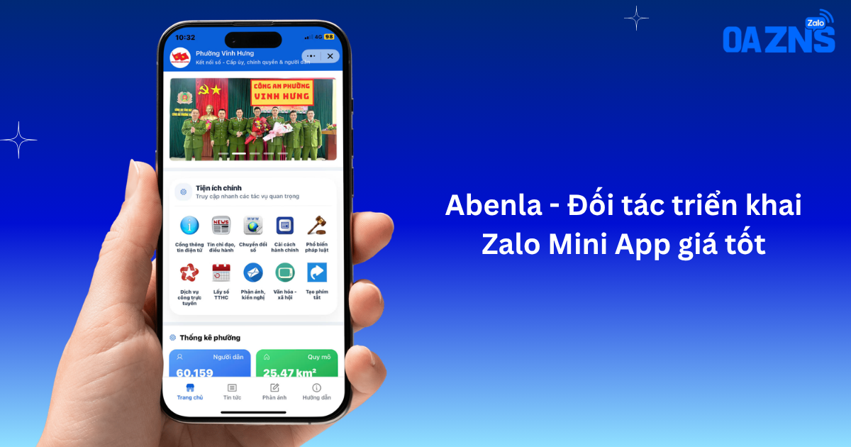 Abenla - Đối tác triển khai Zalo Mini App giá tốt