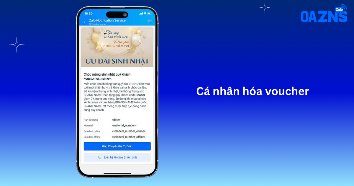 Cá nhân hóa voucher