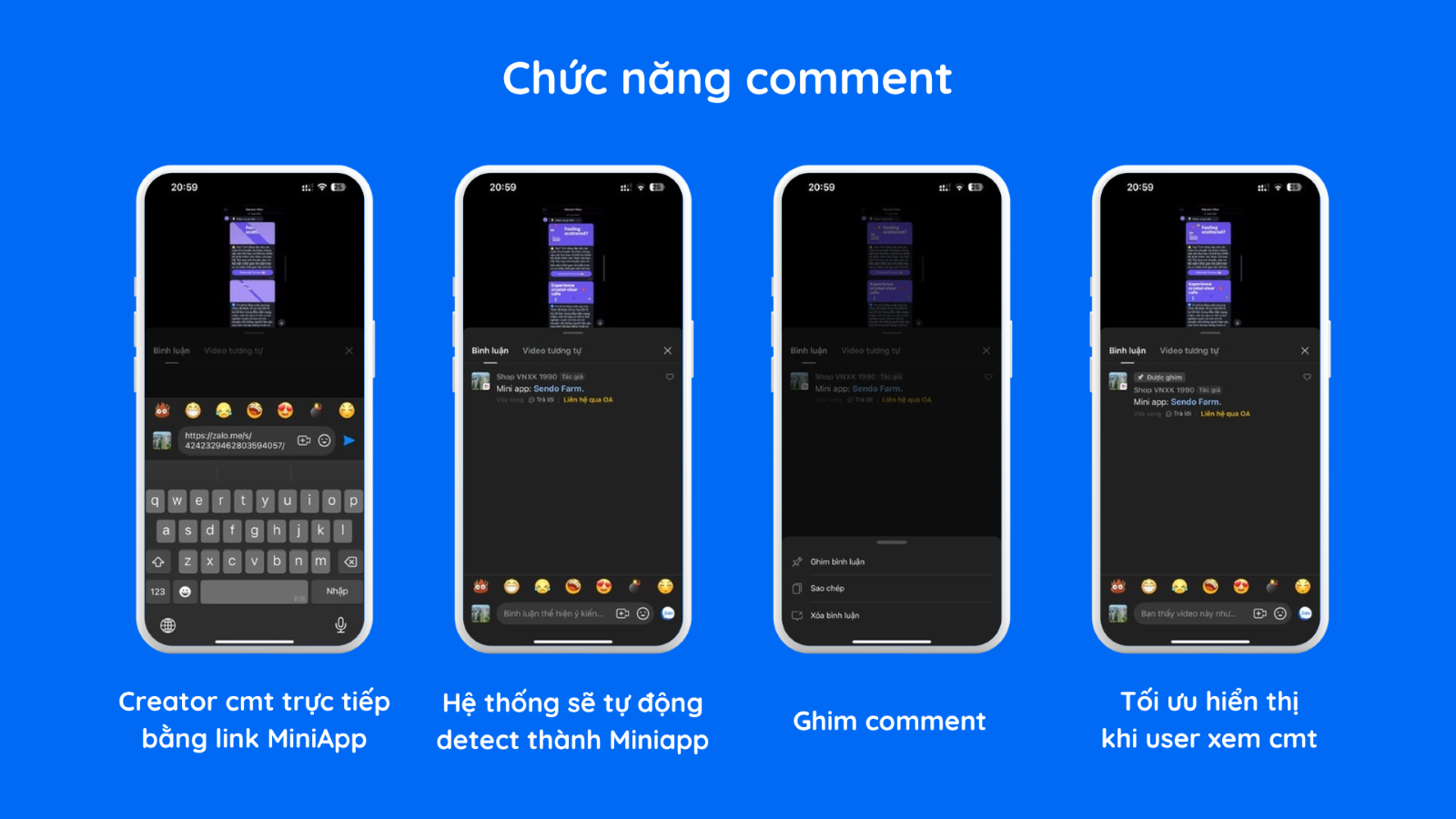 Chức năng comment
