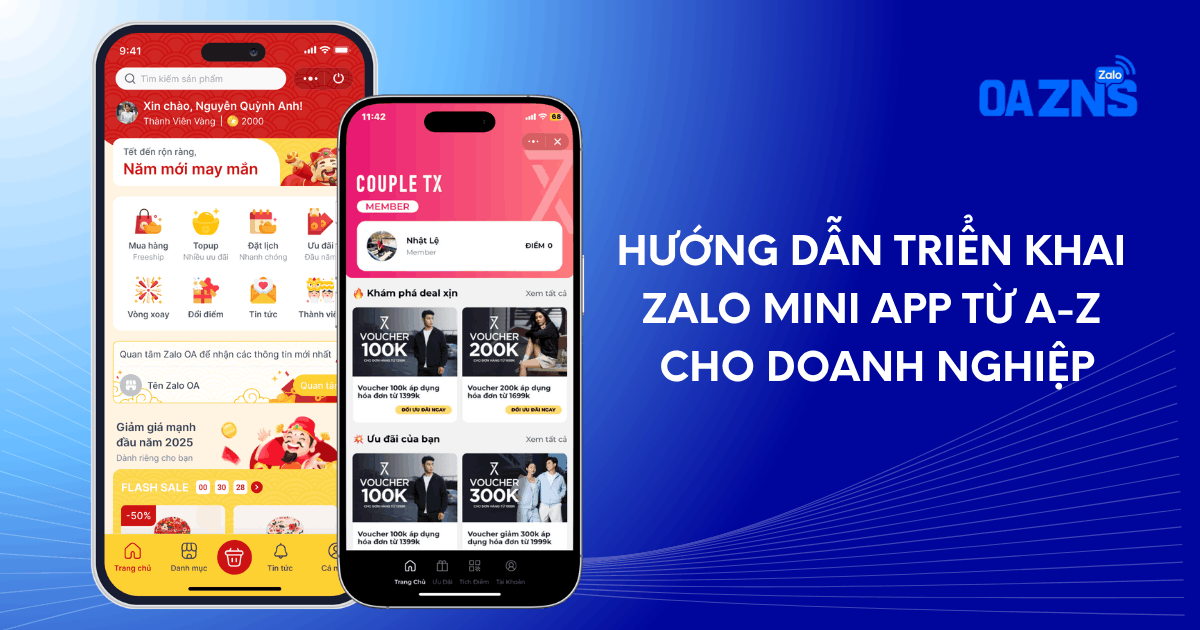 Hướng dẫn triển khai Zalo Mini App từ A-Z cho doanh nghiệp