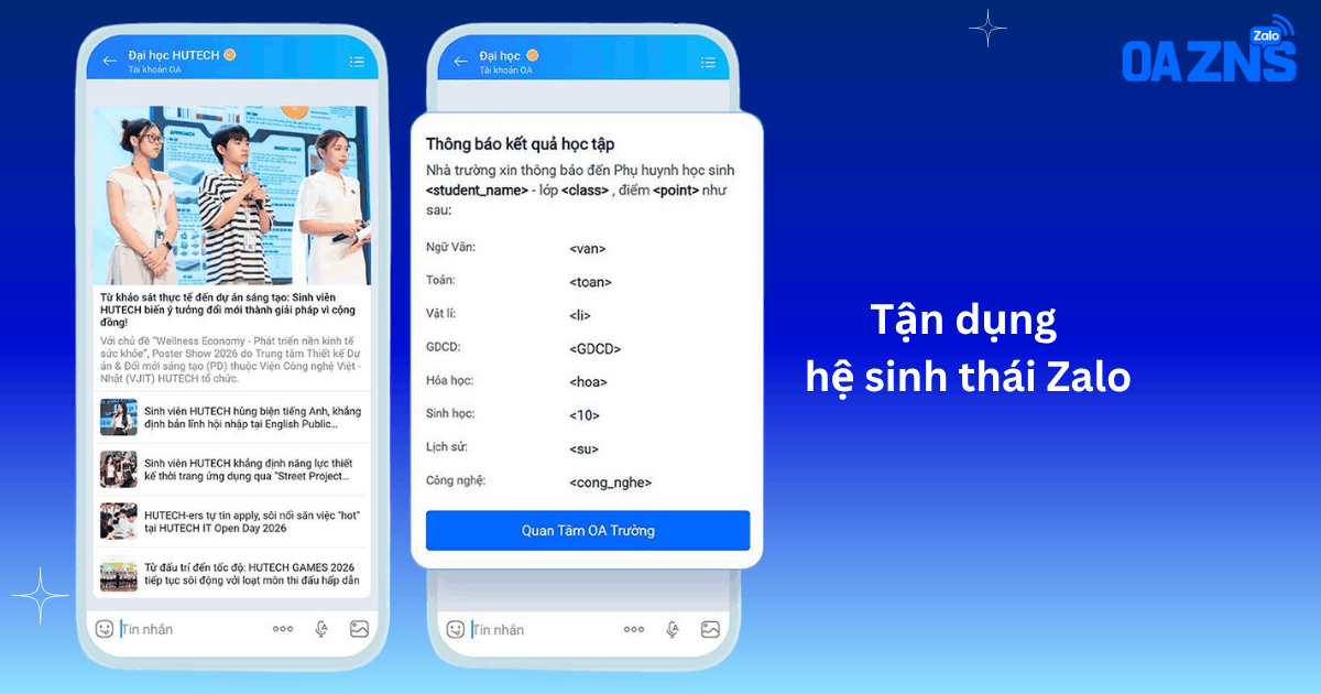 Tận dụng hệ sinh thái Zalo