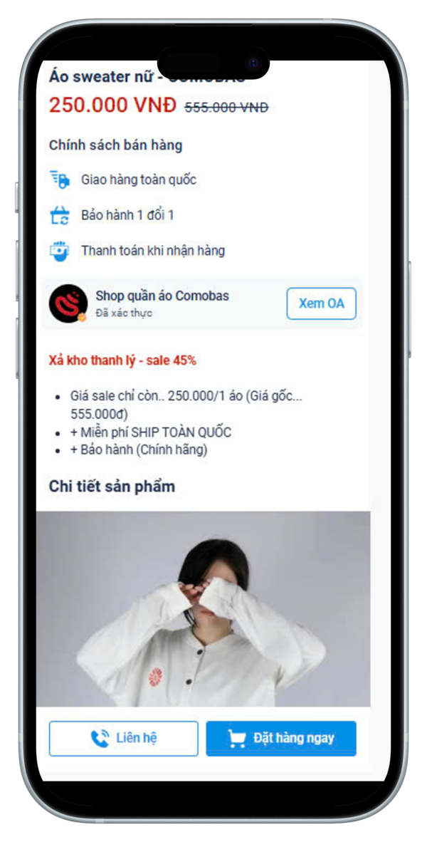 Thiết kế Mini App tối ưu cho trải nghiệm mua sắm