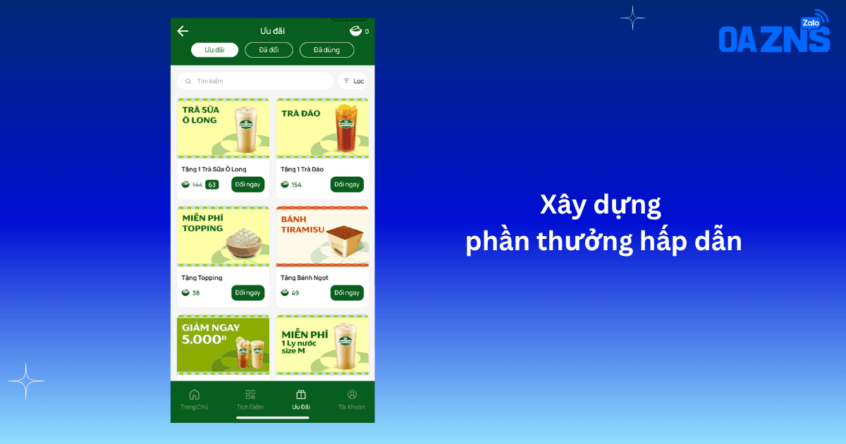 Xây dựng phần thưởng hấp dẫn