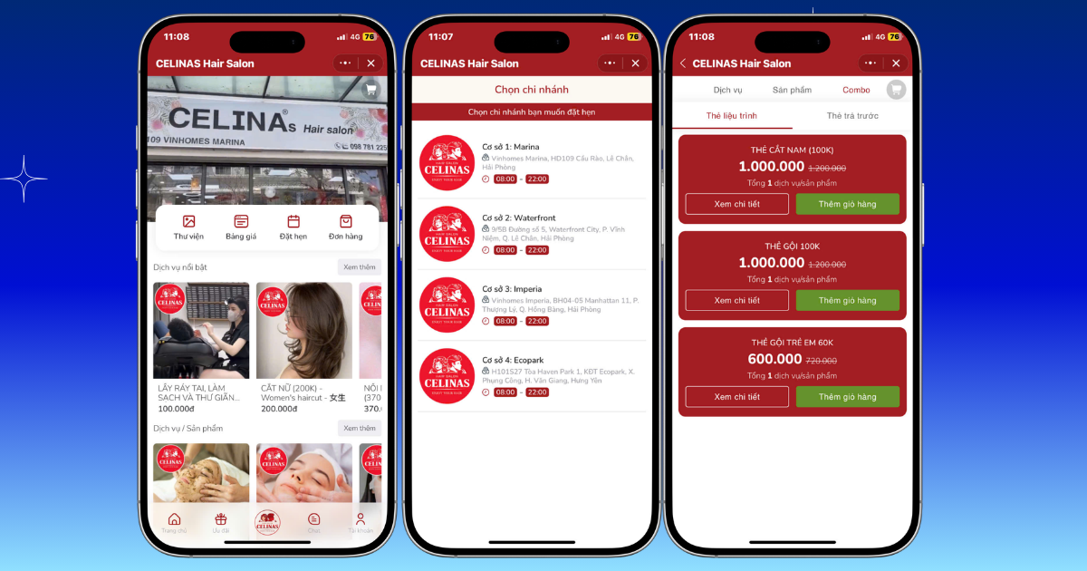 Zalo Mini App cho spa, salon và ngành làm đẹp