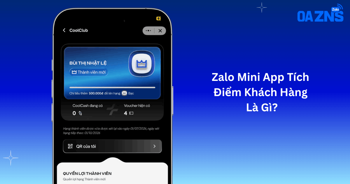 Zalo Mini App tích điểm khách hàng là gì?