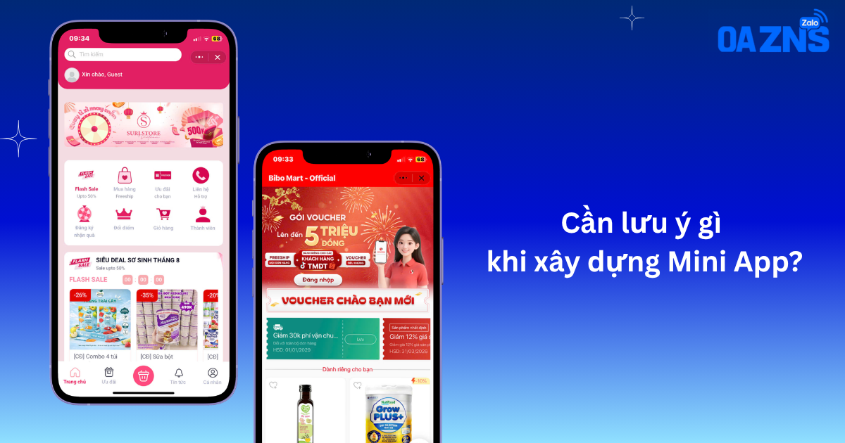 Cần lưu ý gì khi xây dựng Mini App?