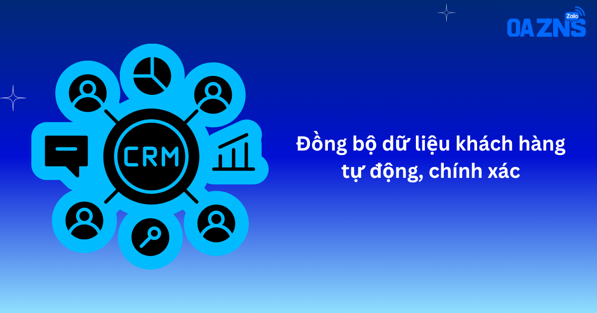 Đồng bộ dữ liệu khách hàng tự động, chính xác