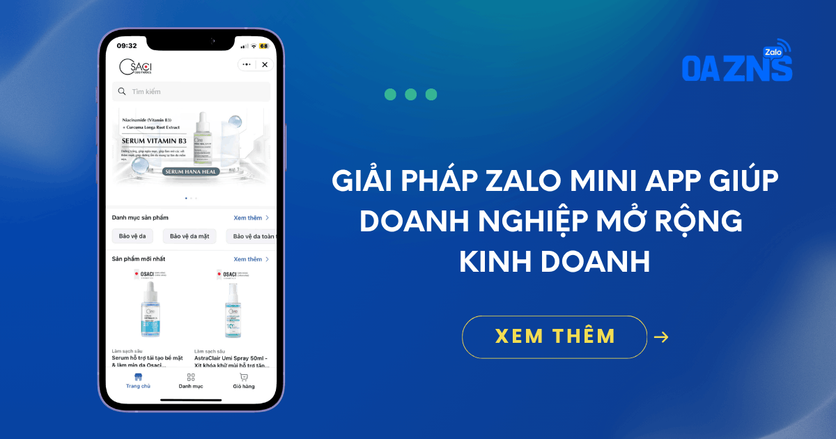 Giải Pháp Zalo Mini App Giúp Doanh Nghiệp Mở Rộng Kinh Doanh