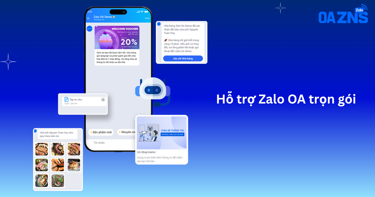 Hỗ trợ Zalo OA trọn gói