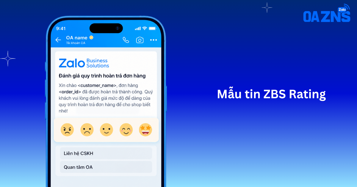 Mẫu tin ZBS Rating