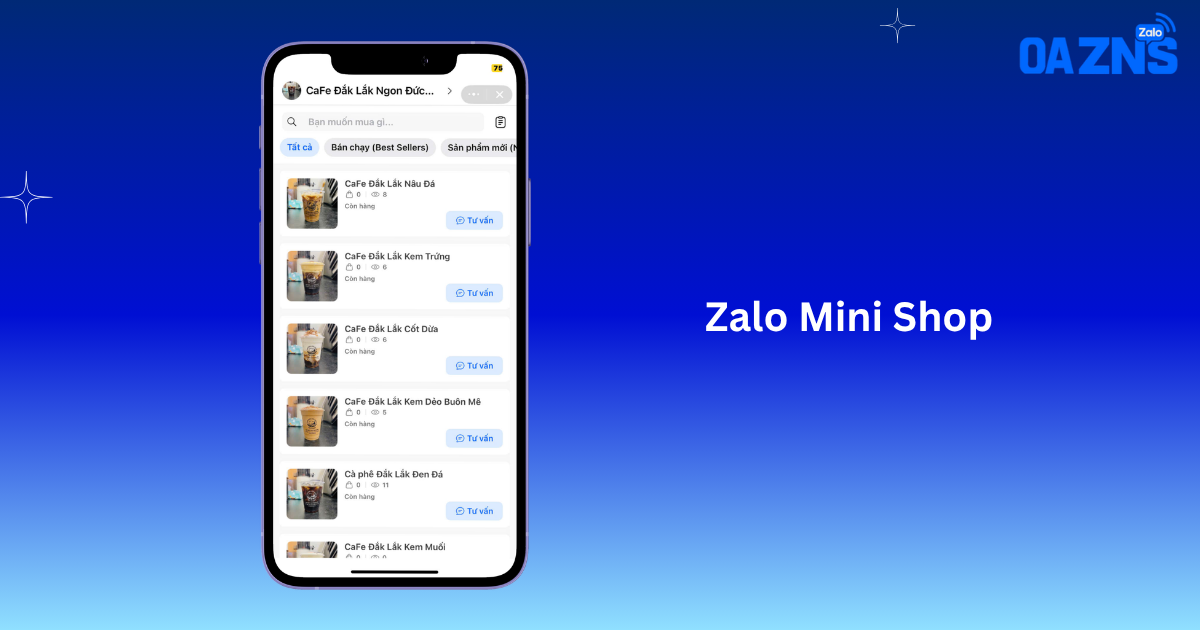 Zalo Mini Shop